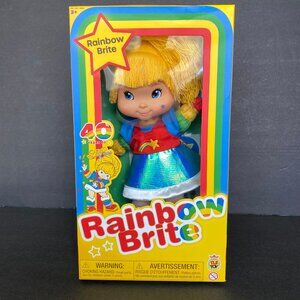 Rainbow Brite 12" Threaded Hair Plush Doll-New!